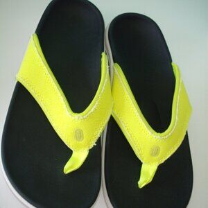 Revitalign Orthotic Neon Yellow Thong Sandals - Kholo Melrose NEW 7